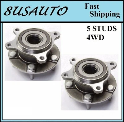 Par de conjuntos de cojinetes de cubo de rueda delanteros L & R aptos para LEXUS GS350 (AWD) 2007-2020 Foto 1 de 3