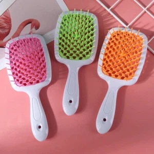 Scalp Massage Wide Teeth Air Cushion Comb Women Hair Massage Scalp Brush - Picture 1 of 28