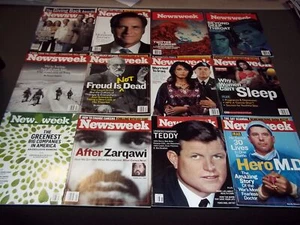 2000S NEWSWEEK MAGAZINE LOT OF 50 ISSUES - POLITICS - GREAT FRONT COVERS -PB297A - Picture 1 of 4