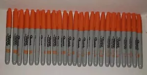 New! 25x ORANGE Sharpies FINE POINT 1D ONE DIRECTION Lars Signed MARKER Sharpie - Picture 1 of 6