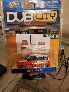 NIB Jada Toy Die Cast Dub City Red & Silver Scion xB Low Rider 1:64 Scale #094 - Picture 1 of 6