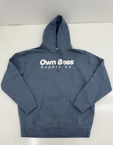 Independent Grey/Blue Graphic Print Pullover Hoodie Mens Size 3XL - Picture 1 of 6