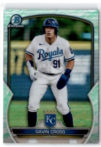2023 Bowman Chrome Lunar Refractor Gavin Cross Kansas City Royals #BDC-6 - Picture 1 of 2