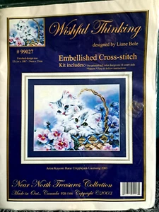 DIY 3D Cross Stitch Embellished Treasures Collection Kit - Wishful Thinking C023 - Picture 1 of 2