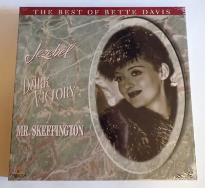 New/Sealed BEST OF BETTE DAVIS Jezebel/Dark Victory/Skeffington 4 LASERDISC SET - Image 1 of 4