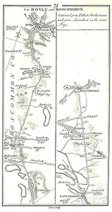 Antique map, Taylor & Skinner, Road from Stokestown to Castlebar (1) - Picture 1 of 2