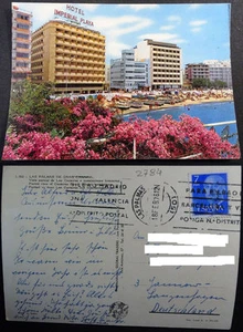 POSTAL LAS PALMAS GRAN CANARIA 1976 HOTEL IMPERIAL PLAYA CANTERAS CC03621 - Picture 1 of 2