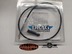 DRAG SPECIALTIES Black Vinyl Idle Cable 30" 0651-0151 - Picture 1 of 1
