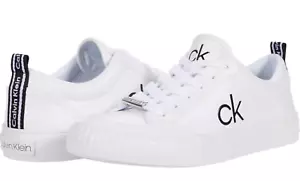 Calvin Klein Woman's Lariss Sneakers & Athletic Shoes Size 7.5 M NIB White - Picture 1 of 6