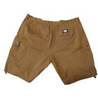 Ecko Unltd Men's Cargo Shorts Size 44" Brown Carmel Flat Front 6 Pocket Casual