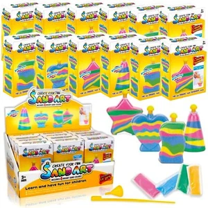 12 Pack Sand Art Kits For Kids Create Your Own Colored Sand Art Includes 12 Bot - Picture 1 of 7