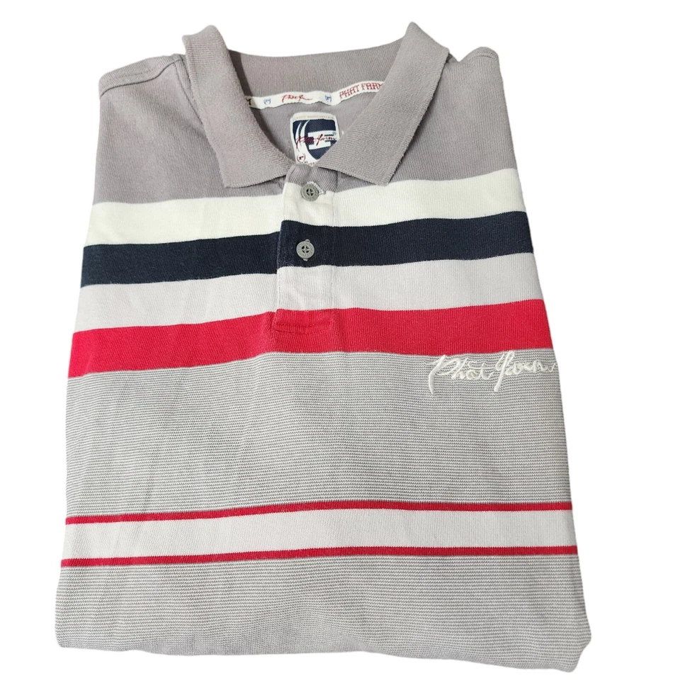 Phat Farm Vintage Men's Gray Polo Shirt Size XL 100% Cotton #I34WA - Image 1 of 4