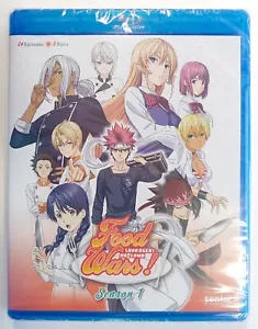 Food Wars! Shokugeki No Soma Season 1 Bluray Sealed - Foto 1 di 2