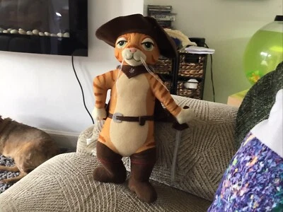 Shrek 2 -  Puss In Boots  Interactive Talking Plush - Image 1 of 4