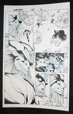 Captain Marvel #25 p.16 - Burstaar Splash - 2002 art by Chris Cross