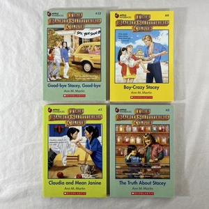 Baby Sitters Club - Lot of 4 Books - 3 - 7 - 8 - 13 - Vintage Book Lot - Picture 1 of 8