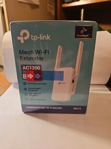 TP-Link RE315 Mesh WiFi Extender AC1200 Dual Band New Sealed - Picture 1 of 6