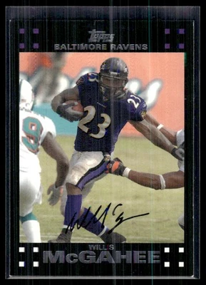2007 Topps Willis McGahee Baltimore Ravens #54 - Image 1 of 2