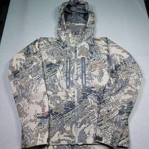 Sitka Jacket Mens M Optifade Open Country Gore-Tex Camo Hooded Hunting Shell - Picture 1 of 19