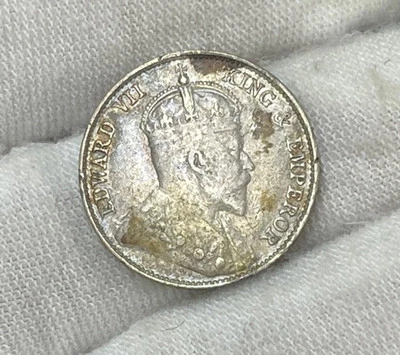 1902 Hong Kong 10 Cents Silver Coin High Grade - Image 1 of 4