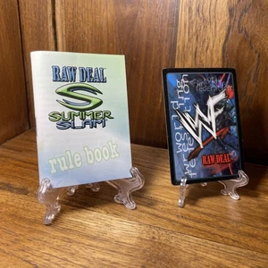 πͺ WF Raw Deal TCG Wrestling - Ladder In the Ring - Rules Book Card Game CCG - Picture 1 of 6