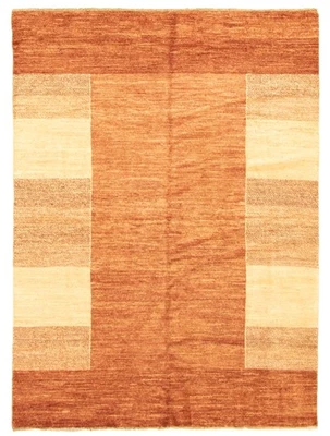 Traditional Brown 4'8" x 6'6" Hand-knotted Oriental Carpet Wool Area Rug - Image 1 of 4