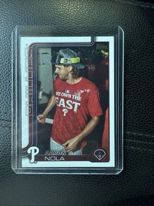 Aaron Nola 2025 Series 2 Mirror Image Gold - Picture 1 of 2