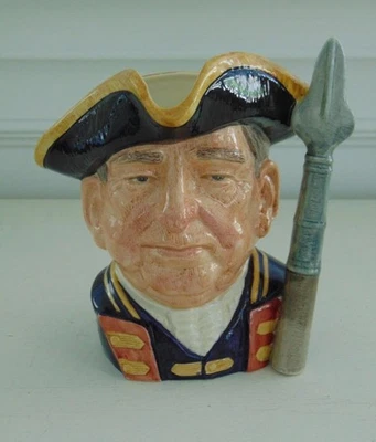 Vintage Royal Doulton Guardsman D6568 Williamsburg Large Character Jug 1963-1983 - Image 1 of 4