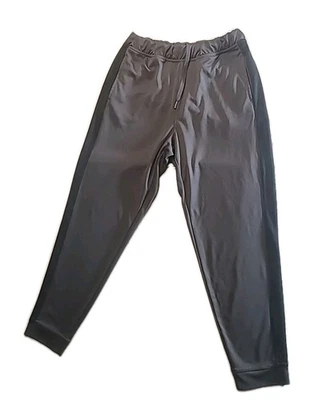 Ideology Jersey Gray w/ black stripe Size Large Drawstring soft Jogger Pants - Image 1 of 4
