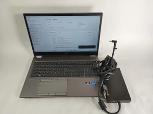 HP Zbook Fury G8 Core i7-11850H 2.50 GHz 32 GB 1 TB NVMe Windows 11 Pro Laptop - Picture 1 of 8