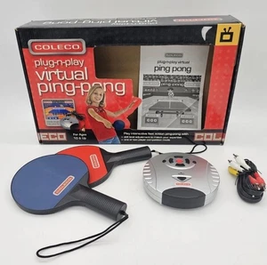 Vintage Coleco Virtual Tischtennis Plug & Play - schnelle Action interaktiv - Bild 1 von 5