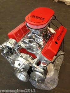 383 R STROKER MOTOR 501hp ROLLER TURN KEY PRO STREET CHEVY CRATE ENGINE SBC CNC - Picture 1 of 8