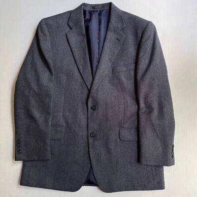 Savile Row Abrigo Deportivo Blazer Traje Chaqueta Para Hombres 44R 100% Lana de Cordero 2 Botones Azul Marino Foto 1 de 4