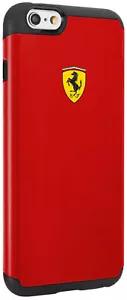 Ferrari iPhone 6/6S Plus Shockproof Red Case - Picture 1 of 1