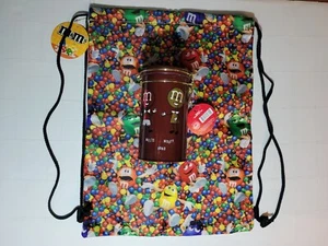 M&M's Drawstring Bag and Canister Tin both New with Tags - Picture 1 of 5
