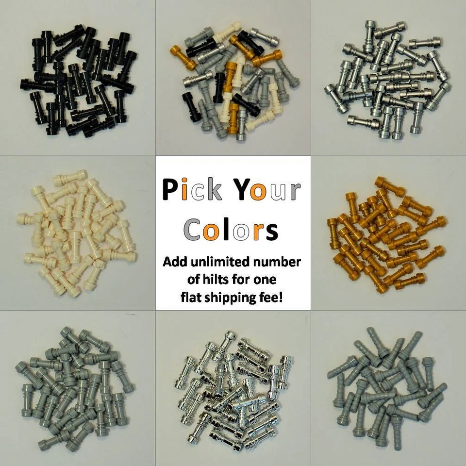 LEGO Star Wars Lightsaber Hilts Lightsaber Hilt Lote - ELIGE TUS COLORES Foto 1 de 1