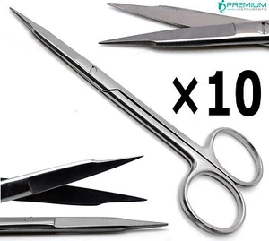 10× Steven Tenotomy Scissors 5.25" Straight Sharp Tip 1.8" Surgical Tools - Picture 1 of 6