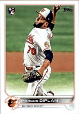 2022 Topps #517 Marcos Diplan Rookie Baltimore Orioles MLB Baseball Card NM-MT