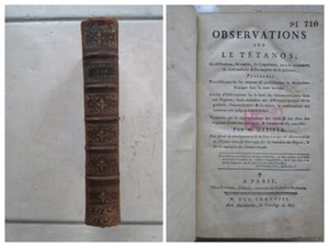 DAZILLE : OBSERVATIONS SUR LE TETANOS, 1788 (esclaves, créoles, colonies). - Imagen 1 de 21