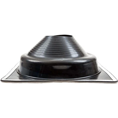 EZI-SEAL EPDM Square Base - Metal Roof Pipe Flashing - No Silicone Needed - Image 1 of 2