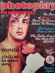 PHOTOPLAY JUNE 1977 SYLVESTER STALLONE, ROCKY, AIRPORT 77 **ONE PAGE MISSING** - Picture 1 of 7