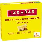 Larabar Lemon Bar Gluten Free Vegan Fruit & Nut Bar 1.6 Oz Bars 6 Ct