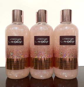 Bath & Body Works LOT OF 3 A THOUSAND WISHES Luxe Bubble Bath Brand NEW - Picture 1 of 3