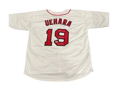 Koji Uehara Signed Red Sox Custom Jersey w/ Kanji + 2 Ins Beckett BAS COA Foto 1 de 3
