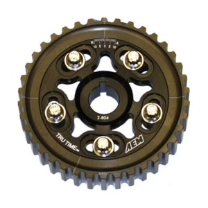 AEM Tru-Time Adjustable Cam Gear Honda Civic D16Y7 D16Y8 23-804BK - Picture 1 of 2