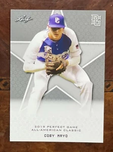 COBY MAYO - Orioles - 2019 Leaf Perfect Game All-American Classic #DI-20 FS QTY - Picture 1 of 1
