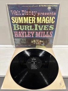 WALT DISNEY SUMMER MAGIC BURL IVES HAYLEY MILLS BV-4025 LP VINYL RECORD - Picture 1 of 9