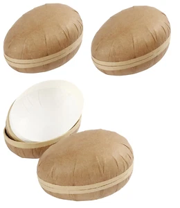 Juego de 4 huevos de Pascua grandes concha vacía papel maché decorar y rellenar caza de huevos - Imagen 1 de 7
