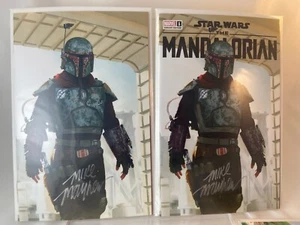 Star Wars: The Mandalorian Season 2 #1 (2023) SIGNIERT Virgin & Trade Dress - Bild 1 von 3