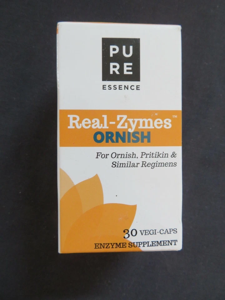 Pure Essence Real-Zymes Ornish Enzyme Supplement 30 Vegi-Caps @ - Image 1 of 2